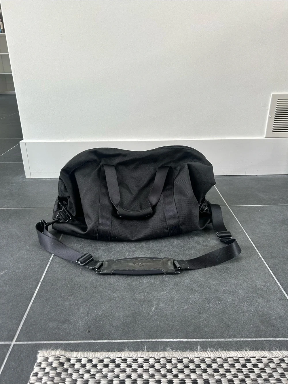 Tumi Black Men's Travel Duffel Bag
